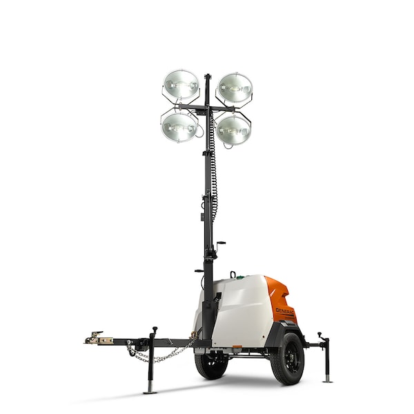 Mobile Light Tower, 6kW, Metal Halide, Vertical